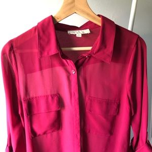 Olive & Oak 3/4 sleeve button down